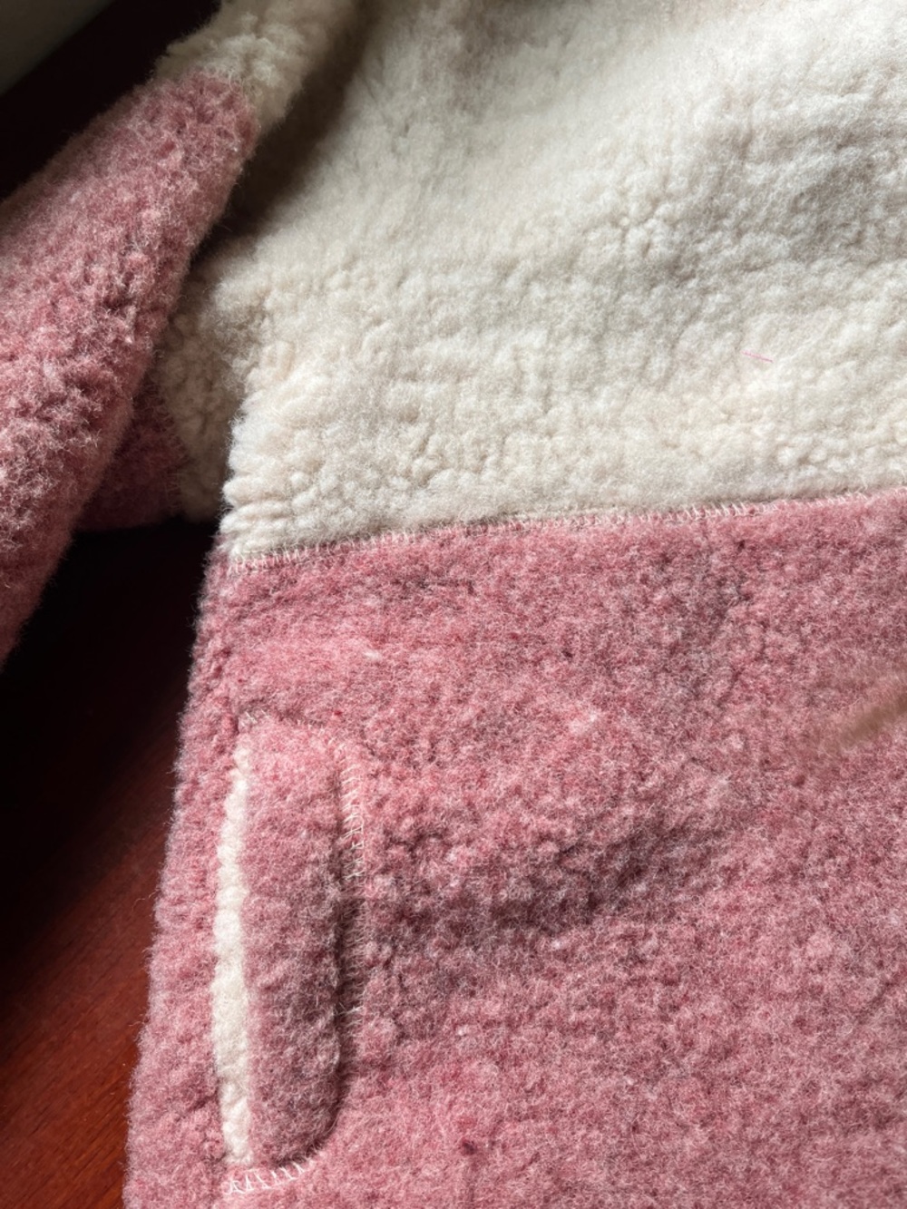 Alwero Wool Sherpa Coat - Picture 6 of 8